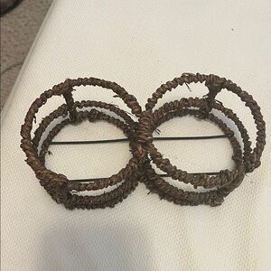 Vintage woven cup or coaster holder